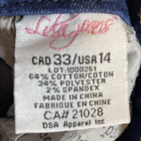 Lola Jeans Women’s size 14 360 Degree stretch so nice! - Picture 12 of 12
